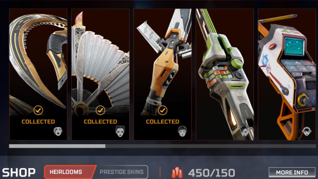 Apex Legends Heirloom Store.